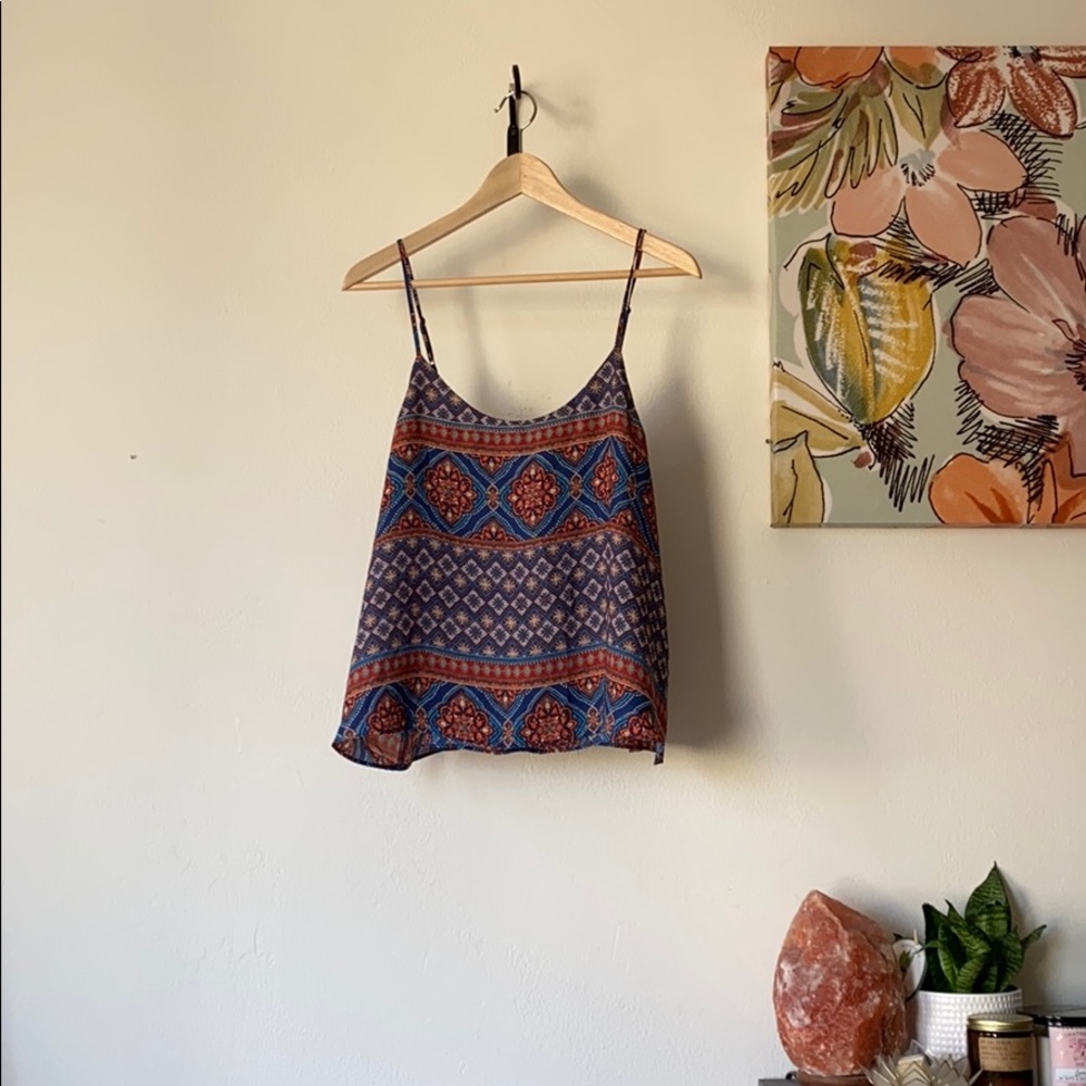 Patterned tank top